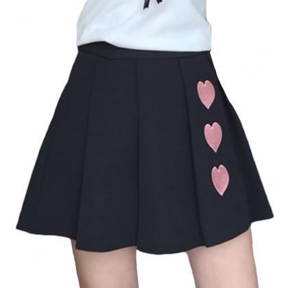 Lovely Triple Heart Tennis skirt, S..