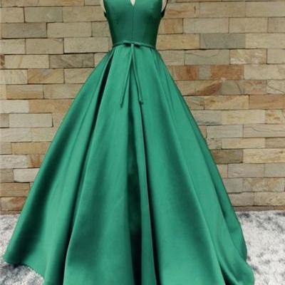 Dark Green Prom Dresses, Beautiful Long Gowns,..