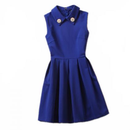 Lovely Blue Women Dresses, Style Short Dresses..