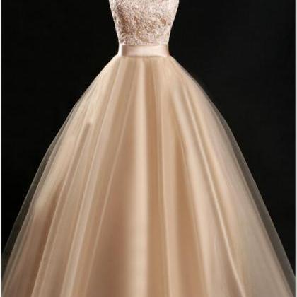 Elegant Tulle And Lace Ball Gown, Sweetheart Party..