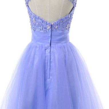 Lavender Lovely Party Dress, Tulle Short..
