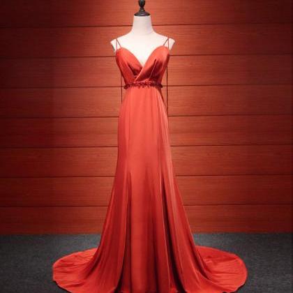 Red Long Formal Dress 2018, Red Party Dresses,..