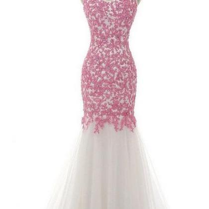 Mermaid Elegant Prom Dress, Beautiful Prom Gowns,..