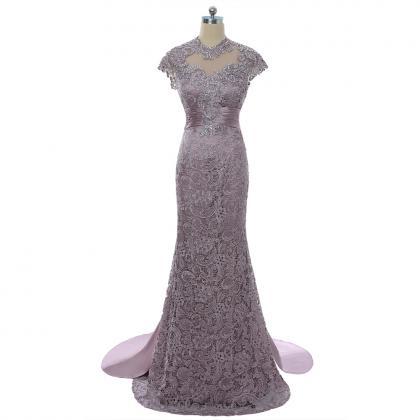 Charming Lace Mother Of The Bride Dresses Mermaid..