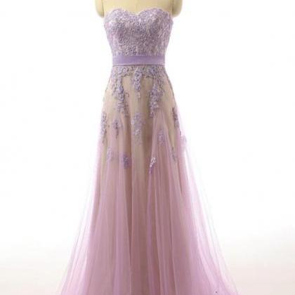 Beautiful Handmade Sweetheart Neck Prom Dresses..
