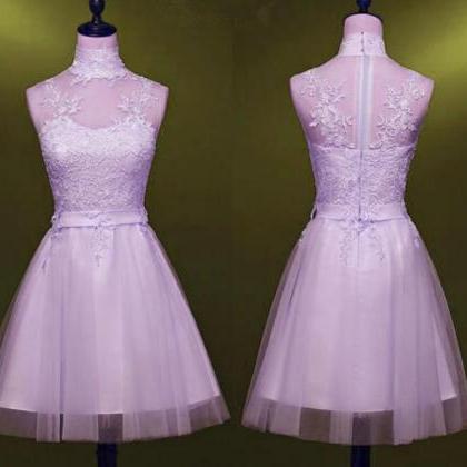 Beautiful Lavender Short Party Dress, Lavender..
