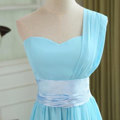 Light Blue Bridesmaid Dress, Pretty Blue Wedding..