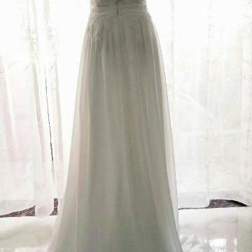 Beautiful Chiffon Long Simple Cute Party Dress,..