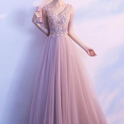 Charming V-neckline Formal Gown, Prom Dresses..