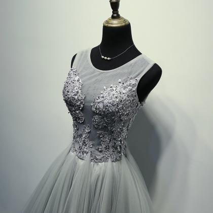 Grey Lovely Party Dresses 2019, Grey Homecoming..