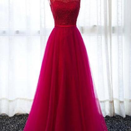 Beautiful Beaded And Lace Long Round Neckline..