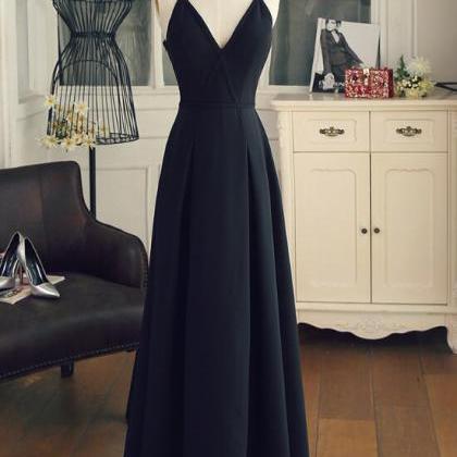 Black Chiffon Prom Dress 2109, Lovely Party Gown,..