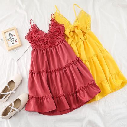 Lovely Summer Short Dress 2019, Cute Teen Dress..