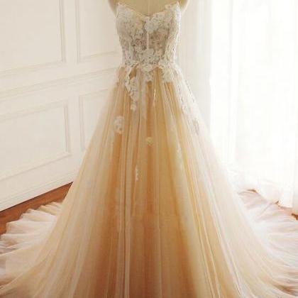 High Quality Tulle Long Formal Dres..