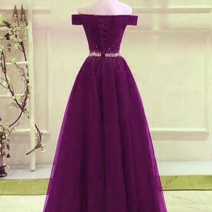 Lovely Beaded Tulle Sweetheart Party Dress, Prom..