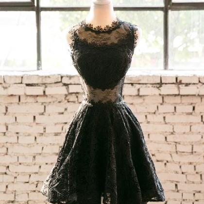 Black Strapless Sheath High-Low Short Party Dress Homecoming Dress DP3928 main image 1