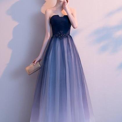 Beautiful Gradient Blue Party Dress..