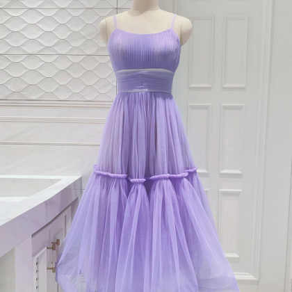 Beautiful Lavender Tulle Layers Sweetheart Party..