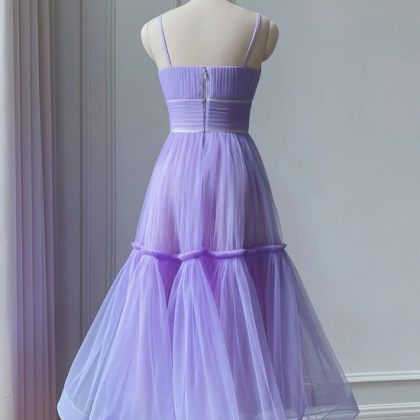 Beautiful Lavender Tulle Layers Sweetheart Party..