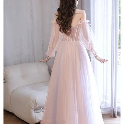 Pink New Style Prom Dresses, Pink T..