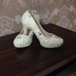 Cool And Girly Peals Highe Heel, Beautiful High..
