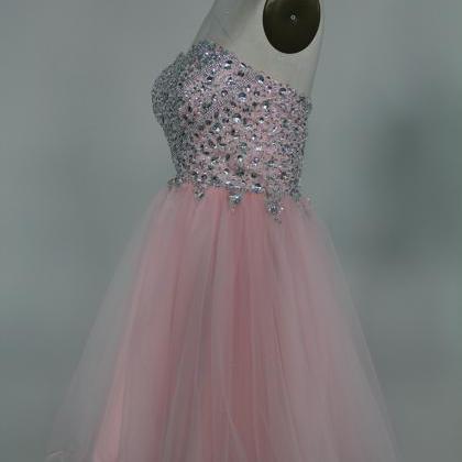 Sparkle Mini Sweetheart Tulle Prom Dresses 2015..