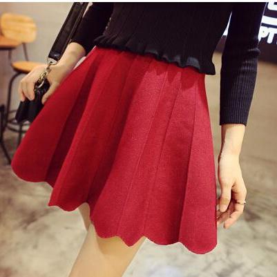 Adorable Knit Warm Skirt For Autumn And Winter,..