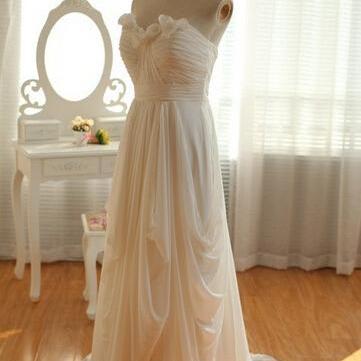 Elegant Chiffon Prom Dresses Pleat Sweetheart..