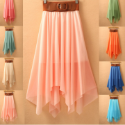 Charming Chiffon Skirt/Skirt 2014/Woman Skirt/Dresses/Dress 2014