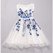 Pretty Organza Ball Gown Dress, summer dresses, short dresses, mini dress, white dress