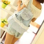 Pretty Backpack with Bow and Lace, Backpack for School