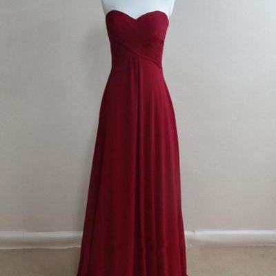 Simple and pretty Burgundy Prom Dresses 2015, High quality Prom Gown 205, Bridesmaid Dresses, Evening Dresses, Formal Dresses