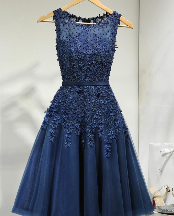 white christmas dresses Backless V Neck Royal Blue Prom Dress, Royal Blue Short Homecoming Dre –  abcprom