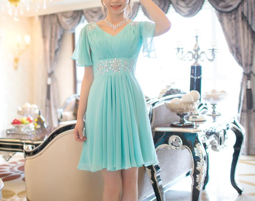 shawl over bridesmaid dress Tiffany Blue Tulle Mismatched A-line Long Bridesmaid Dresses, CB0037