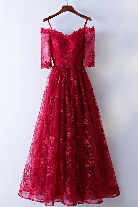 fitted lace wedding dress JO Formal Dress main image 0