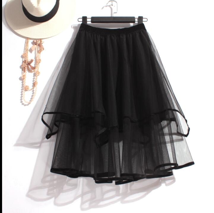 Black Tutu Layers Short Skirts, Chic Teen Skirts, Black Skirts 2018