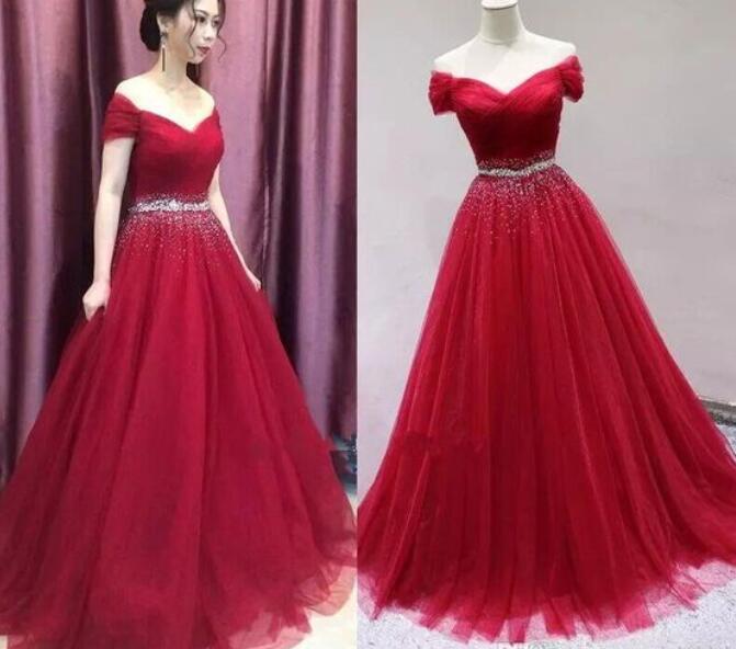 red party gowns