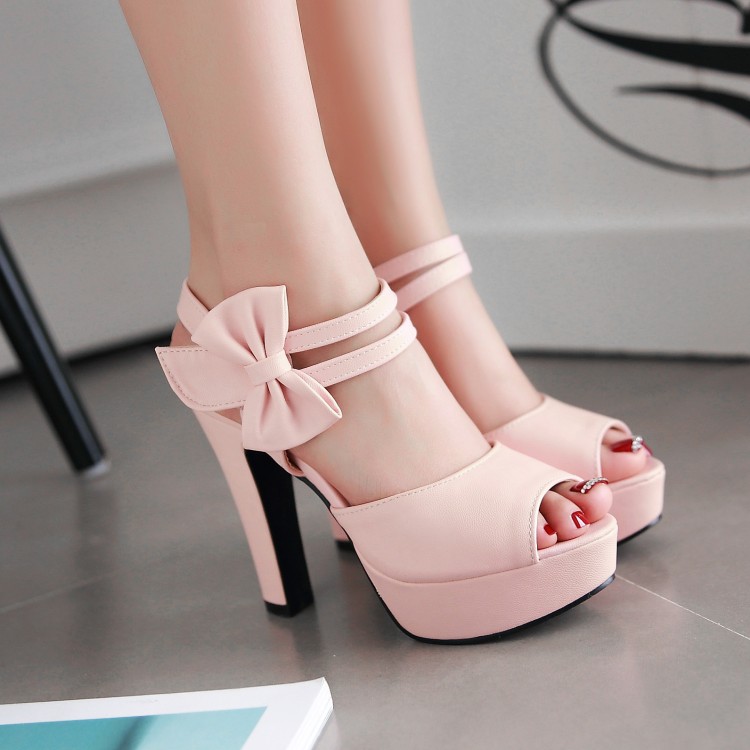 pink cute shoes