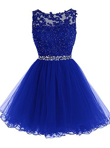 Royal Blue Short Prom Dress 2018, Lovely Blue Homecoming Dresses, Party Dresses 2018