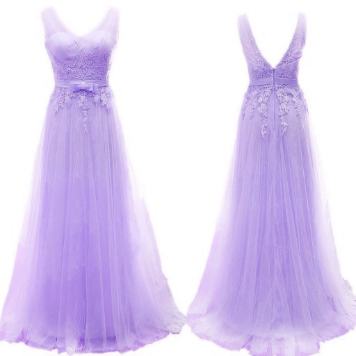 strapless open back dress Wedtrend Women Lavender Prom Dress Mermaid Cutout Glitter Corset Satin Evening  Dresses with Pleated Split – WEDTREND main image 0