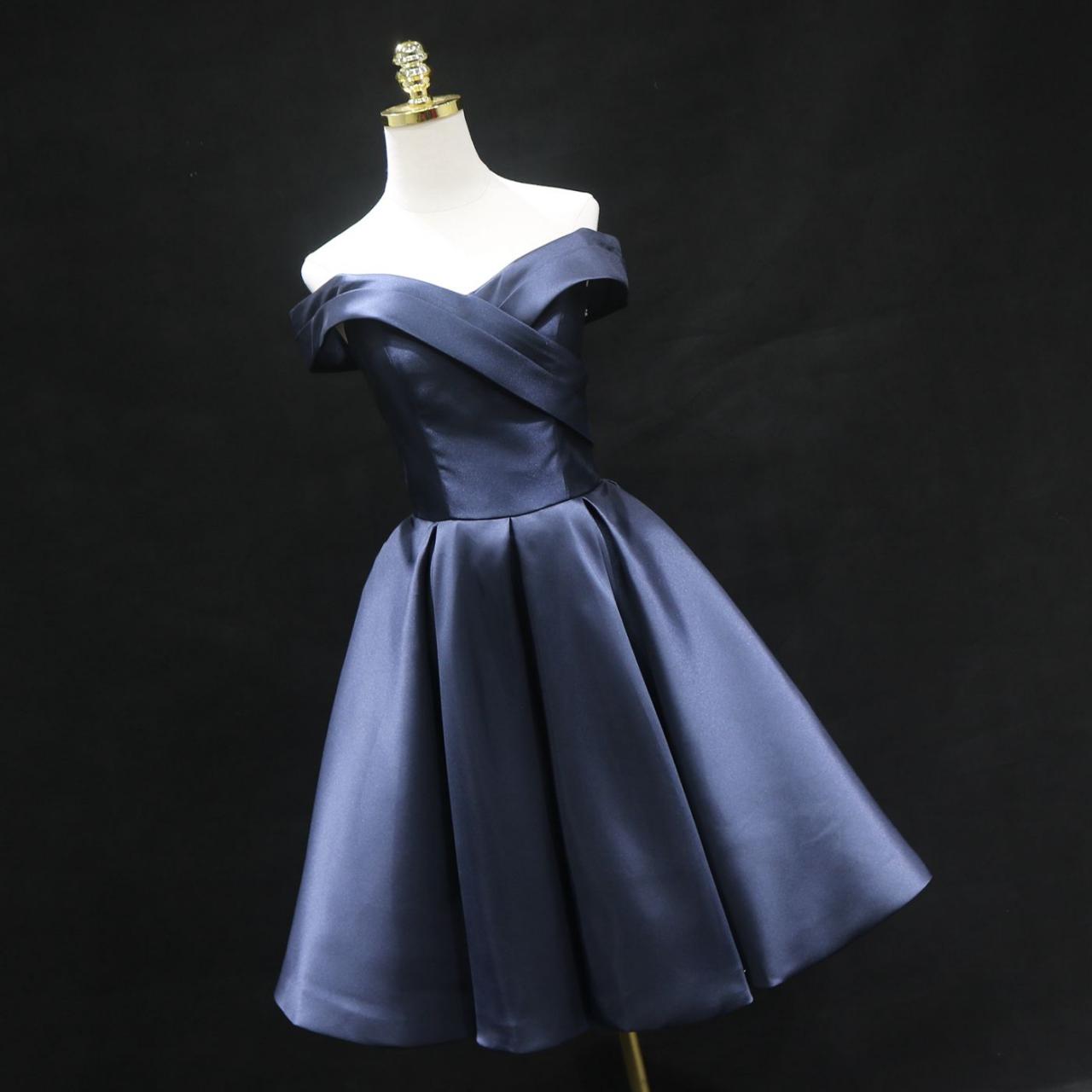 Beautiful Navy Blue Bridesmaid Dress, Short Party Dress 2020 on Luulla Beautiful Navy Blue Bridesmaid Dress, Short Party Dress 2020 on Luulla