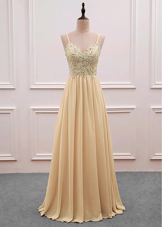 Beautiful Yellow Chiffon Spaghetti Straps Sweetheart Prom Dress 2020, Pink Formal Gown on Luulla Beautiful Yellow Chiffon Spaghetti Straps Sweetheart Prom Dress 2020, Pink Formal Gown on Luulla