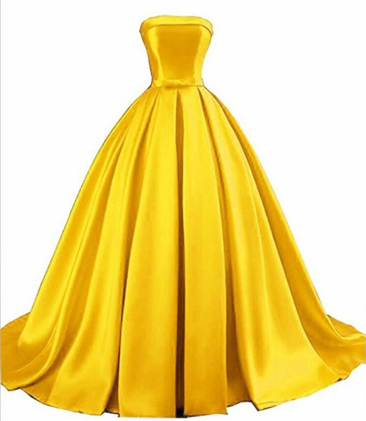 Beautiful Satin Floor Length Party Dress, Prom Gown 2020