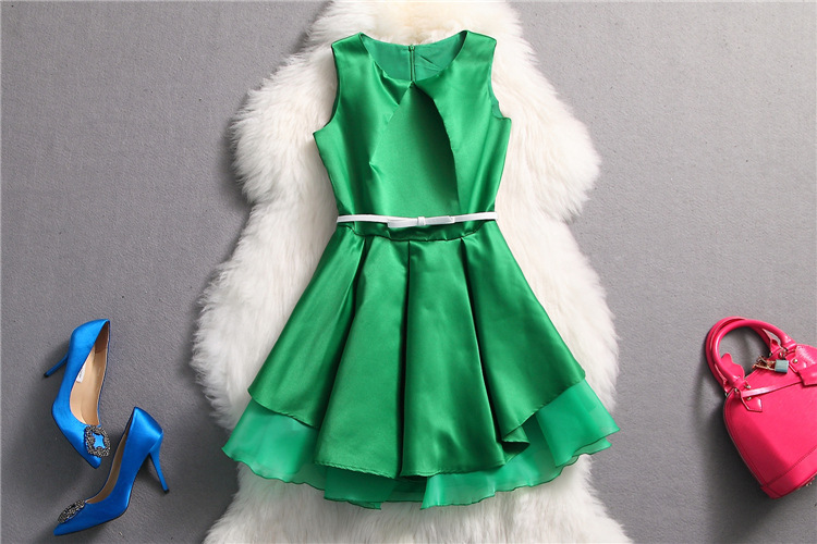 Fashion Short Green Summer Dresses, Dresses, Women Dresses, Short Dresses