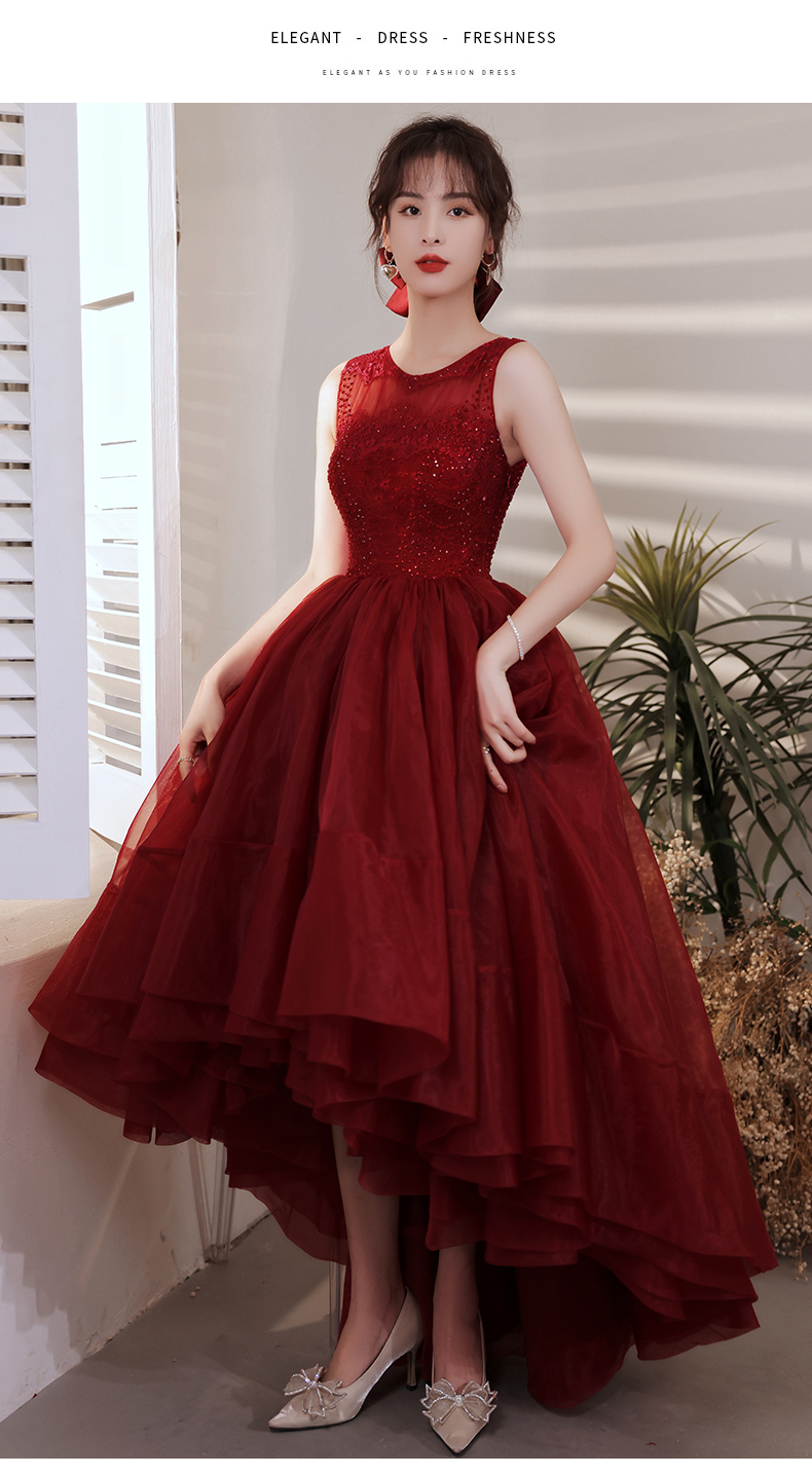 Sequin Sleeveless Red Mini Dress Party Night Club Outfits Robe - Karanube