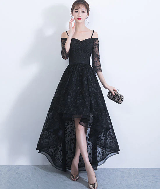 elegant lace dresses for women Elegant Lace Half Sleeves Pleated Wedding Party Dresses