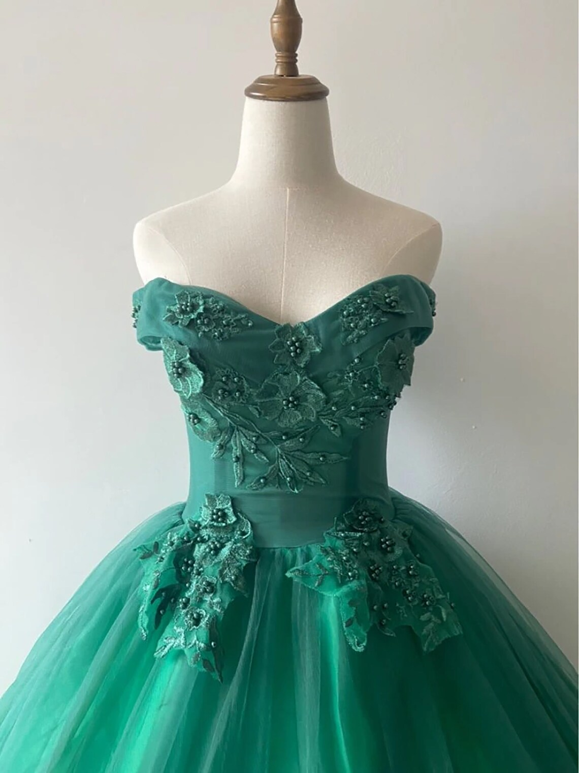 Green Ball Gown Sweet 16 Dresses Evening Dress