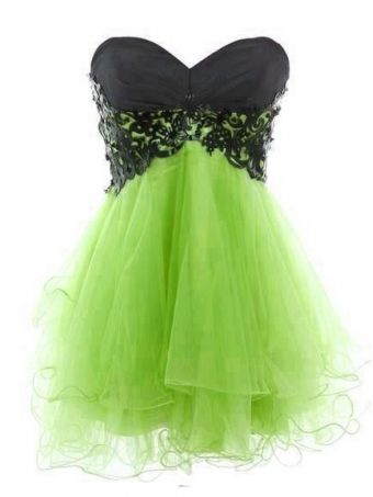 Cute Tulle Lace-up Ball Gown Sweetheart Mini Prom Dress, Homecoming Dresses, Short Prom Dresses 2016, Graduation Dresses