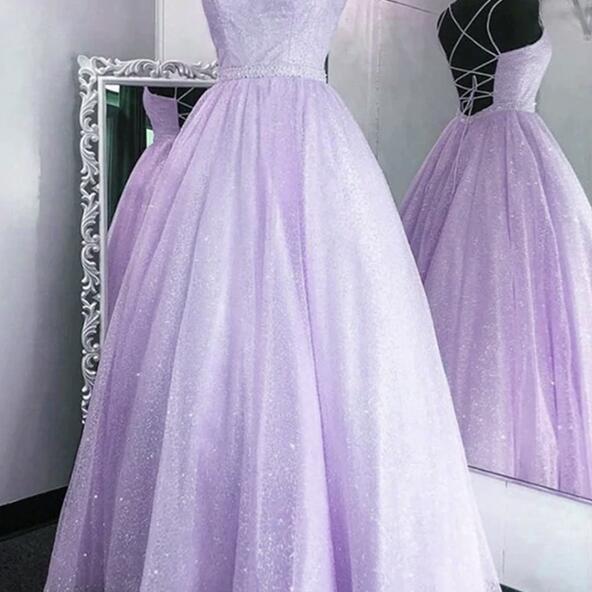Desirable Lavender Sequins Georgette Party Wear Festive Gown main image 0