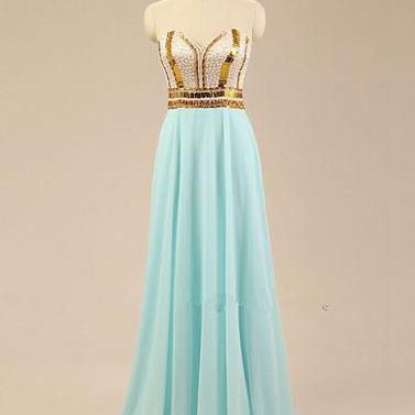Pretty Light Blue Tulle Long Prom Dress 2016 With Lace Applique And
